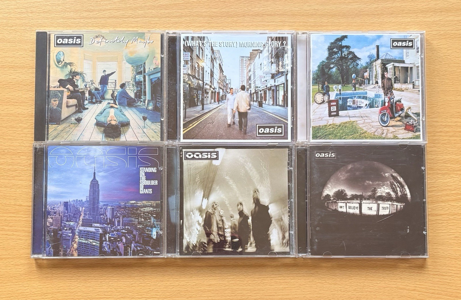Oasis CD Bundle - Definitely, Morning Glory, Be Here Now, Shoulders, Heathen +++
