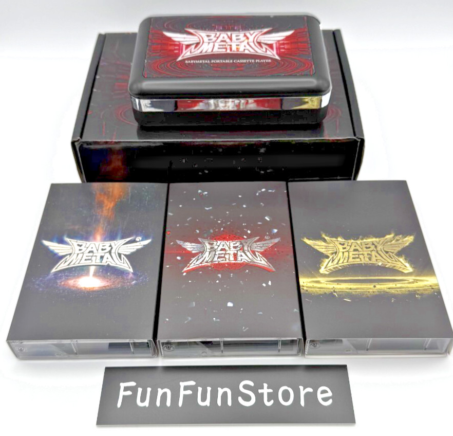 BABYMETAL Cassette Tape Set with Portable Player Retro Sound Pack  from Japan