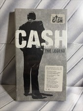 Cash the Legend..Sealed..4-Disc CD Box Set with Booklet - Johnny Cash NIB..Black picture