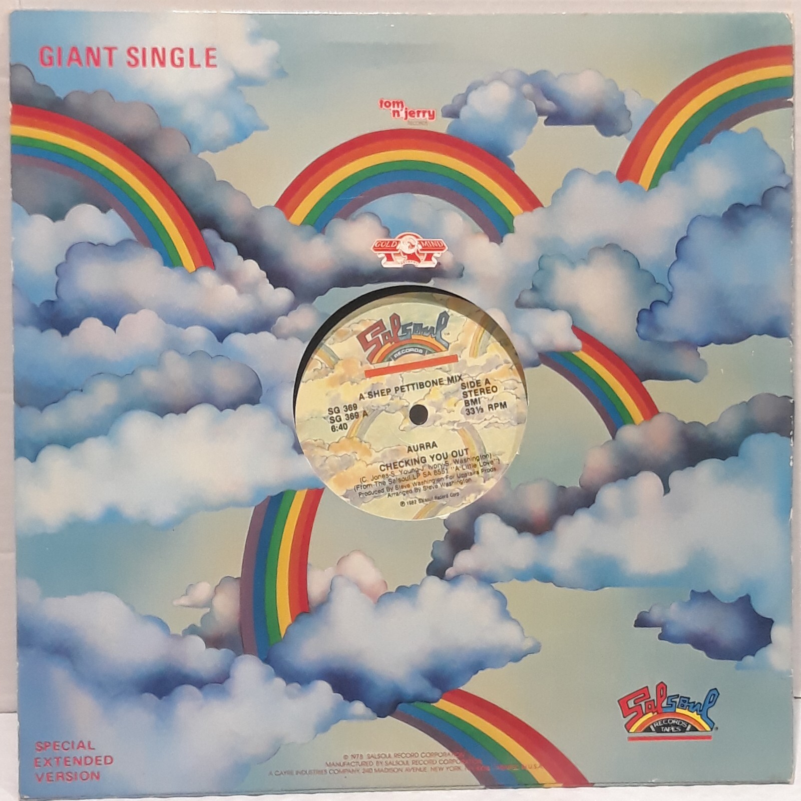 Aurra - Checking You Out - Salsoul Records - SG 369 - 12\