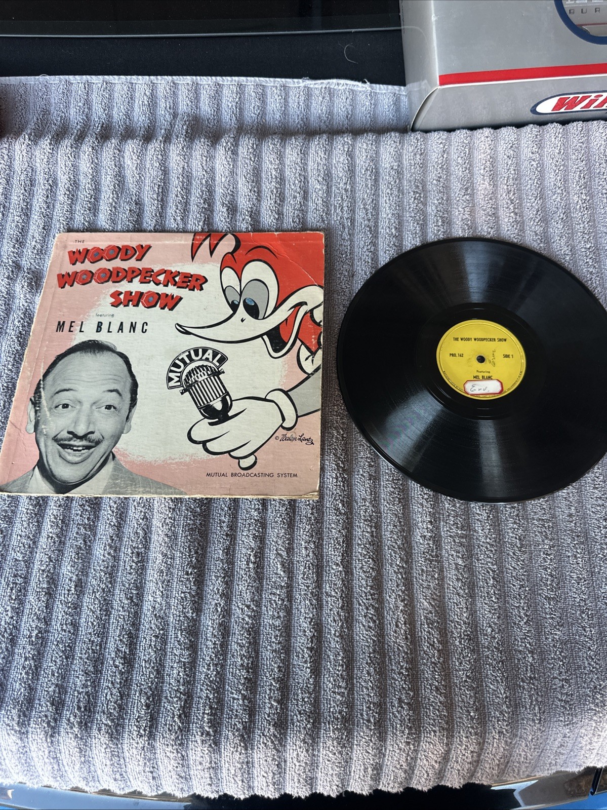 Rare Vintage 1954 Woody Woodpecker Show Capitol Record Promo Mel Blanc Mutual