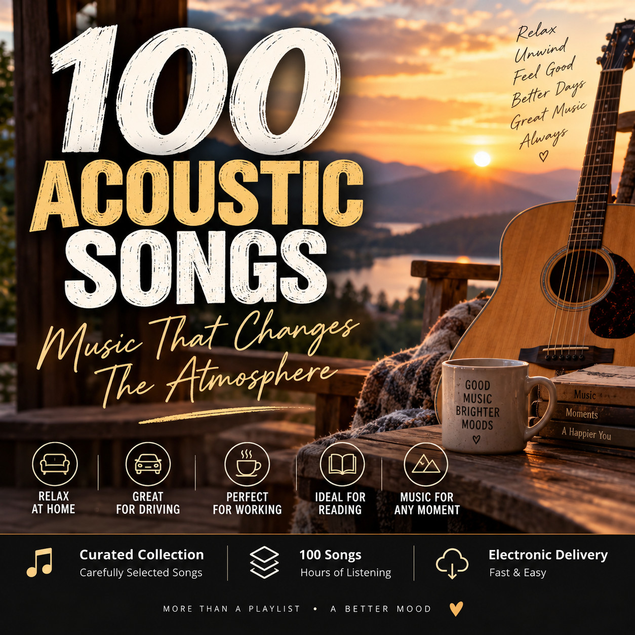100 Acoustic Songs – Curated Acoustic Music Collection
