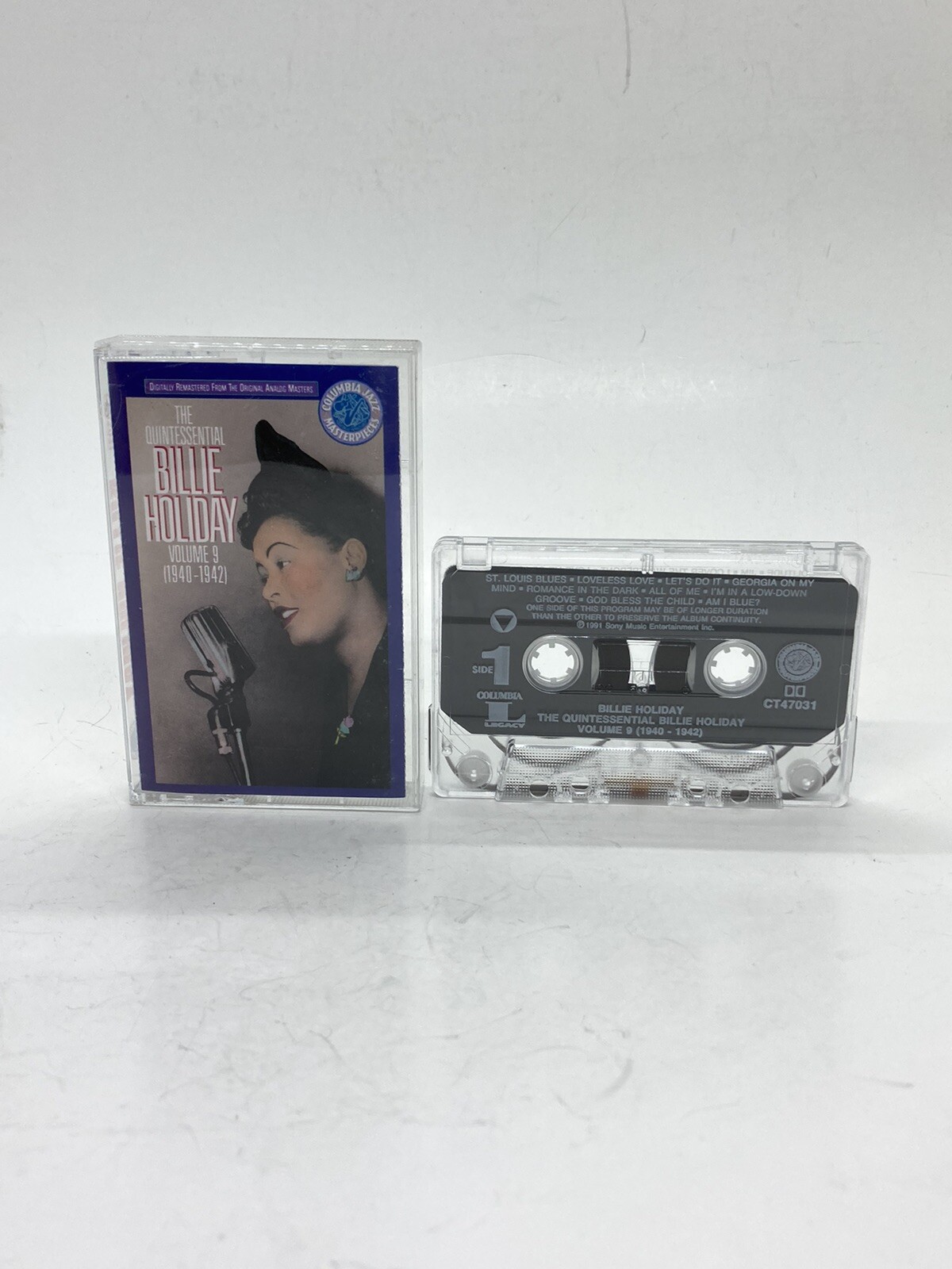 Very Rare The Quintessential Billie Holiday Volume 9 1940-1942 Cassette Tape 3