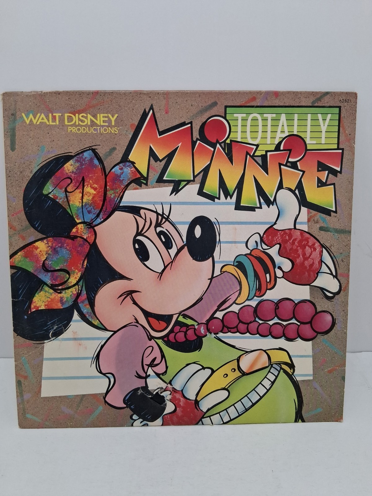 Vintage 1986 Walt Disney Totally Minnie Mouse Vinyl Record 62521.