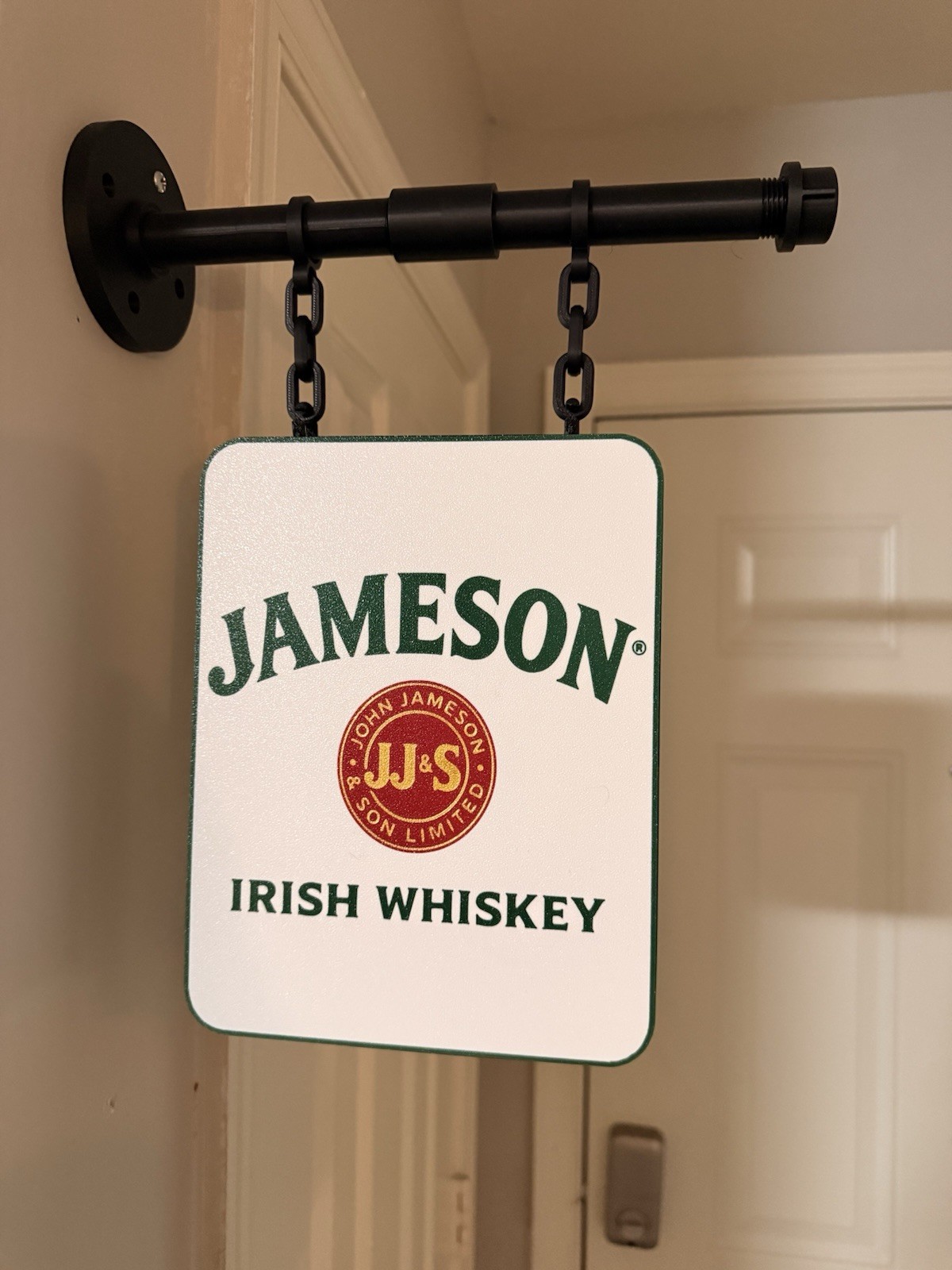 Jameson Irish Whiskey Hanging Pub Sign 