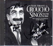 Frank Ferrante as Groucho Marx Sings Kalmar and Ruby Signed CD picture