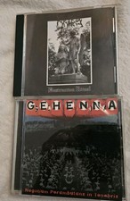 Krieg Destruction Ritual + Gehenna Negotium Perambulans CD Lot USBM Hardcore- NM picture