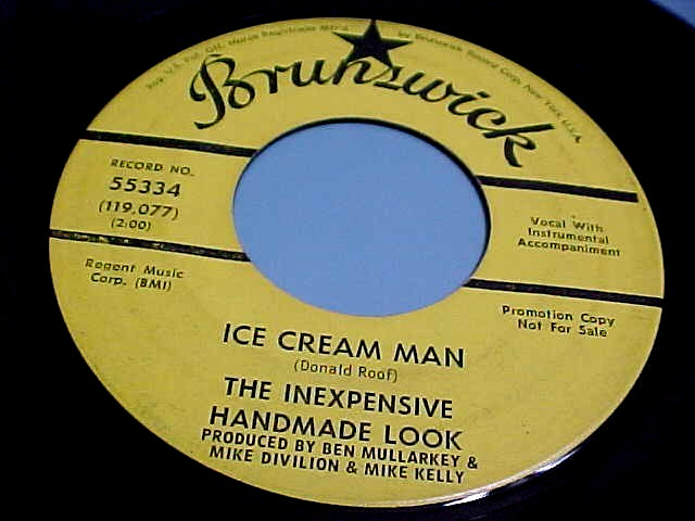 THE INEXPENSIVE HANDMADE LOOK - PROMO - ICE CREAM MAN - VG++ VINYL & GREAT AUDIO