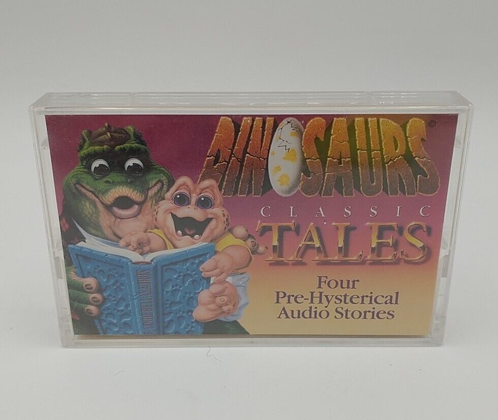 Dinosaurs Classic Tales 1980’s Cassette Tape 4 Short Audio Stories Walt Disney