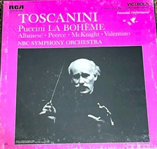 RCA Victrola Immortal Performances Puccini La Bohème Toscanini LP VICS-6019 New  picture