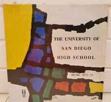 UNIVERSITY HIGH SCHOOL LP RECORD 1972 1973 70s VINTAGE SAN DIEGO UNI CATHEDRAL picture