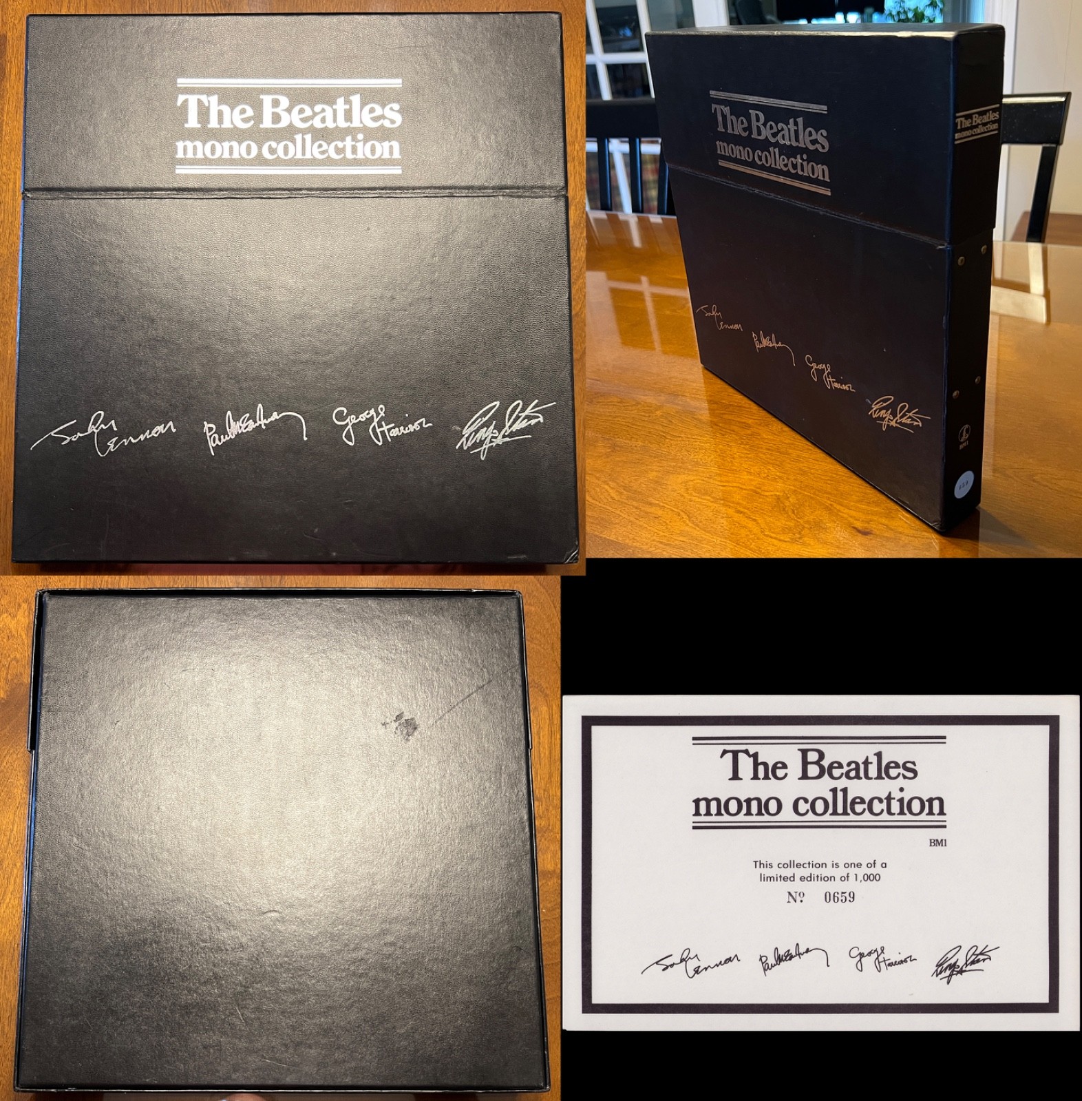 The Beatles Mono Collection BM1 Box Set #0659 of 1000