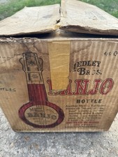 One Case Medley Kentucky Bourbon Banjo Bottles (12) New Old Stock Never filled.  picture