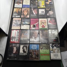 Mixed Lot of 25 Cassette Tapes 70s 80s- Bowie, Fleetwood, Cher, Beatles picture