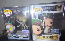 Funko Pop Vinyl Harry Potter Remus Lupin Werewolf #201 Fat Lady #189 LE 583 pcs picture