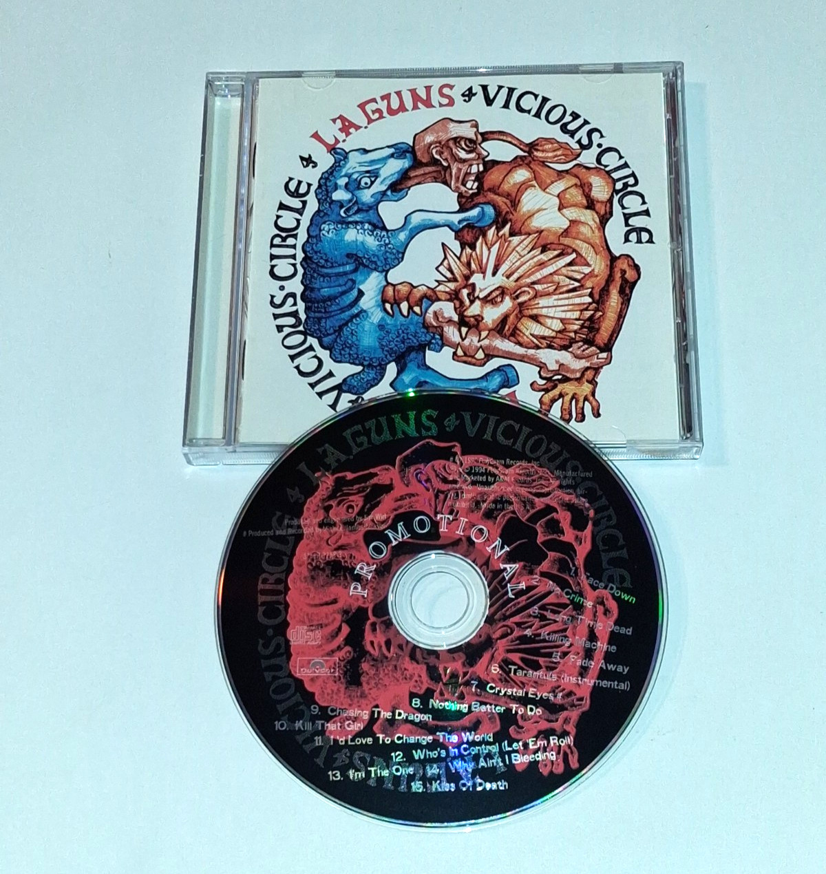 Vicious Circle - L.A. Guns (CD 1994) Promotional Release Near Perfect Traci Guns