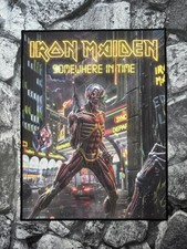 LARGE SEW ON PRINTED JACKET BACK PATCH ~ 11 x 14.5 INCHES ~ IRON MAIDEN picture