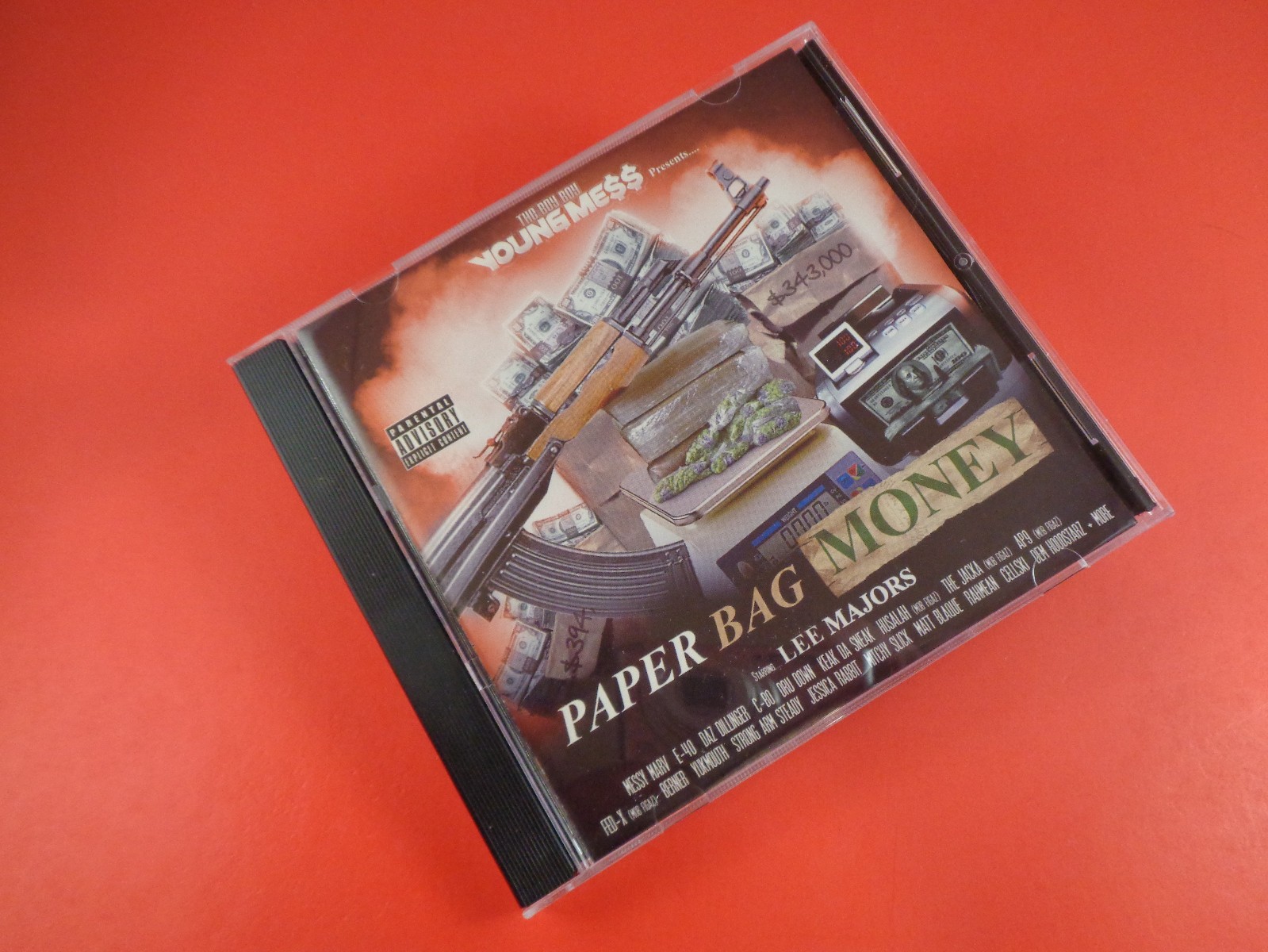 Messy Marv: Paper Bag Money (NEW-Opened SUPER RARE CD) Jacka, Keak, Lee Majors