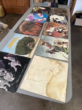 Vintage Vinyl Record Lot 11 LPs Beatles Black Sabbath Blue Oyster Cult Untested picture