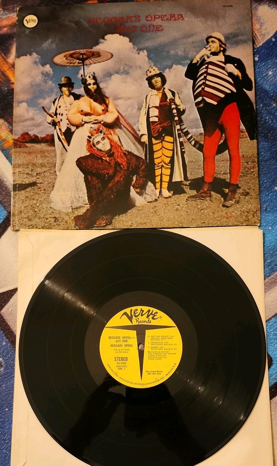BEGGARS OPERA ACT ONE LP VINYL Rare Yellow Label Verve DJ Press EX Play Tested