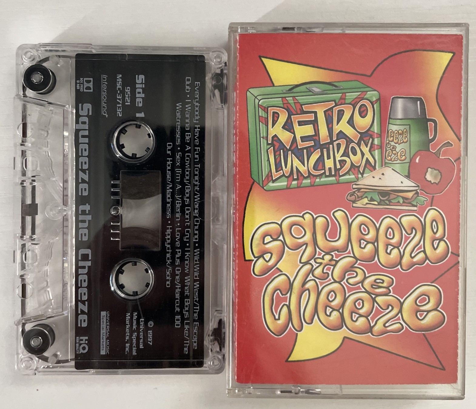 Retro Lunchbox: Squeeze the Cheese by Various Artists (Cassette, 1997)