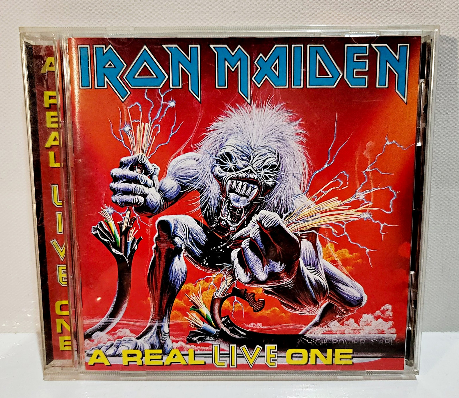 Vintage Iron Maiden A Real Live One CD Castle Records 1995 Metal Live Concert