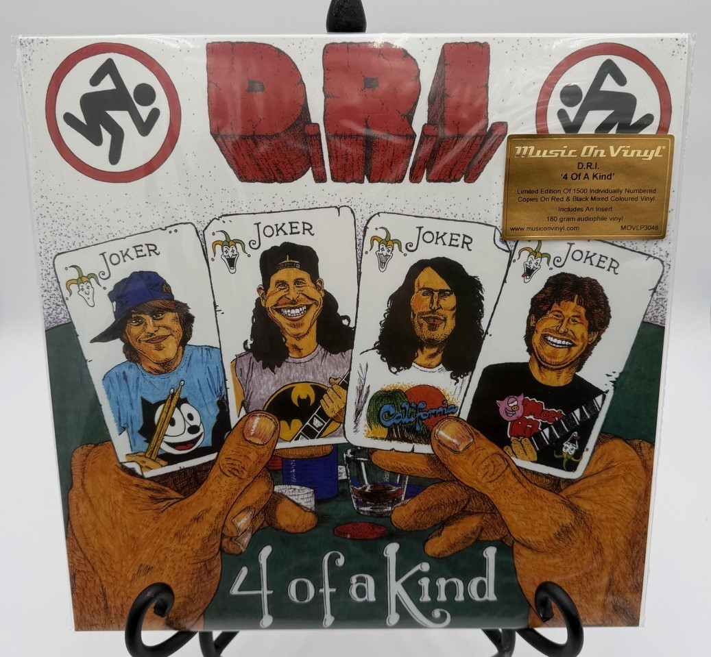 D.R.I. 4 Of A Kind LP Red Black Vinyl MOV Numbered 133/1500 NM Unplayed