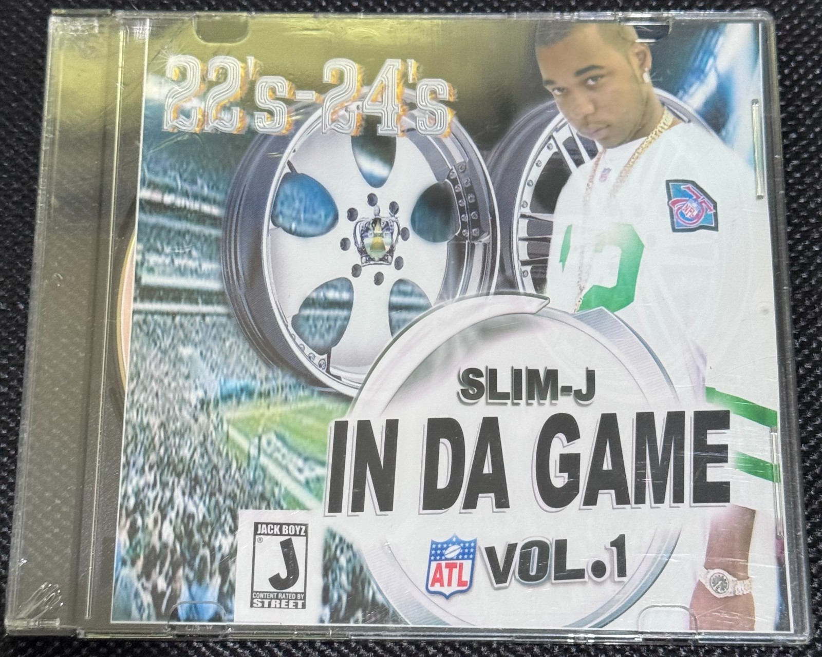 Slim J - 22's-24's CD Single Rare Westside Atlanta Rap Oomp Camp Affiliate