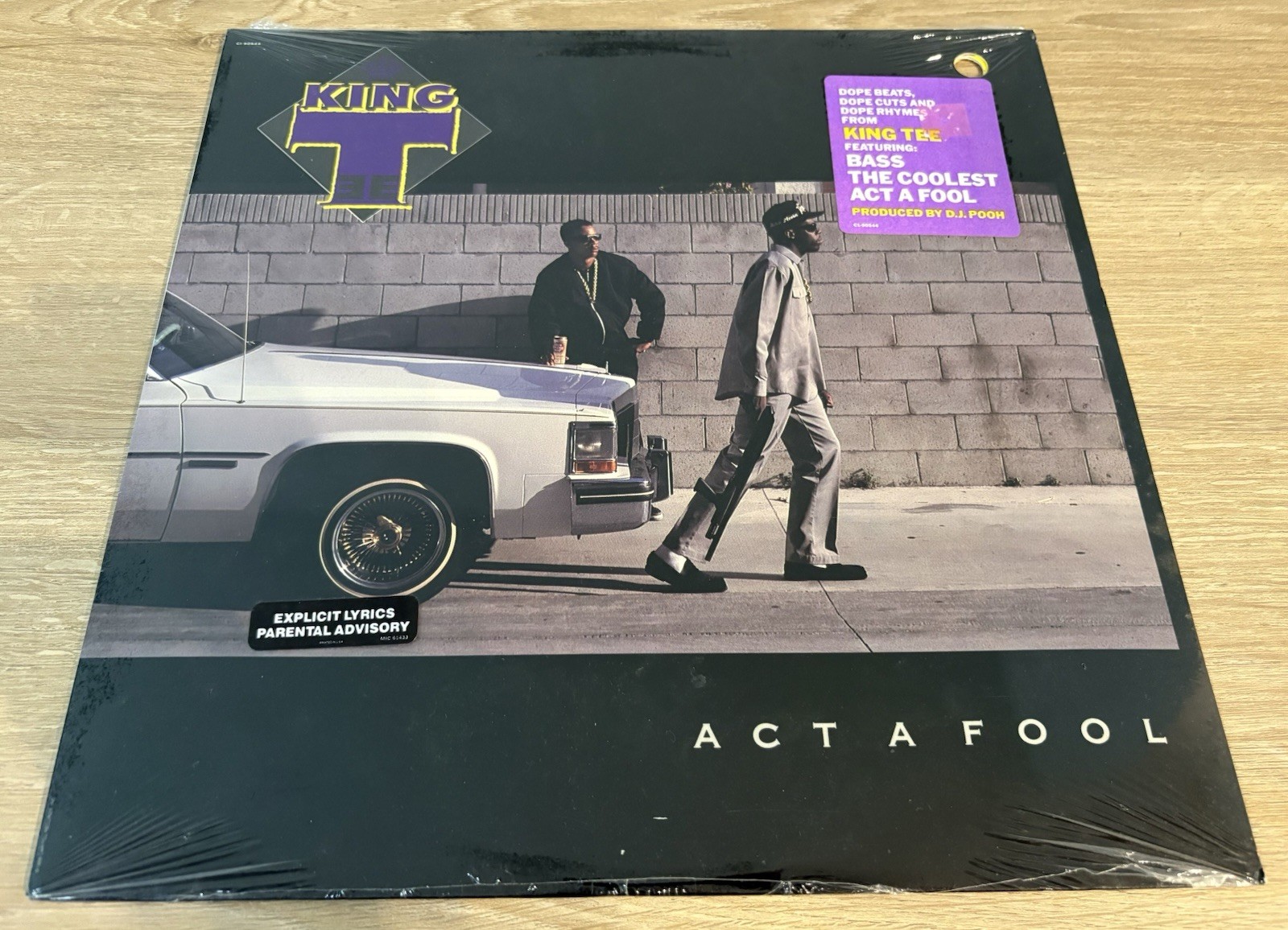 King Tee “Act A Fool” 1988 Vinyl LP Brand New Sealed Gangster Rap Record