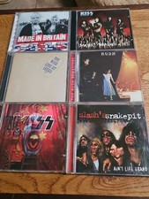 HEAVY METAL HARD ROCK CD LOT OF 6 Vintage Originals Kiss Slash Rush Lot 7 picture