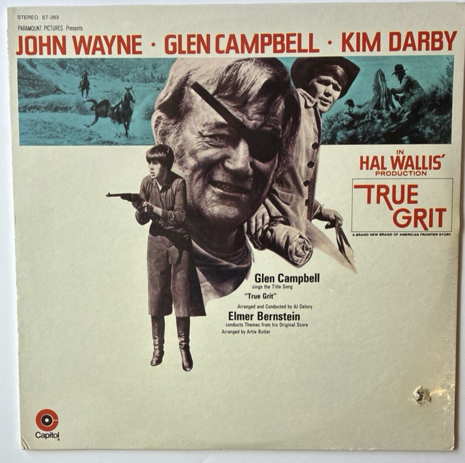 True Grit 1969 Original Soundtrack Vinyl LP Glen Campbell Elmer Bernstein ST-263