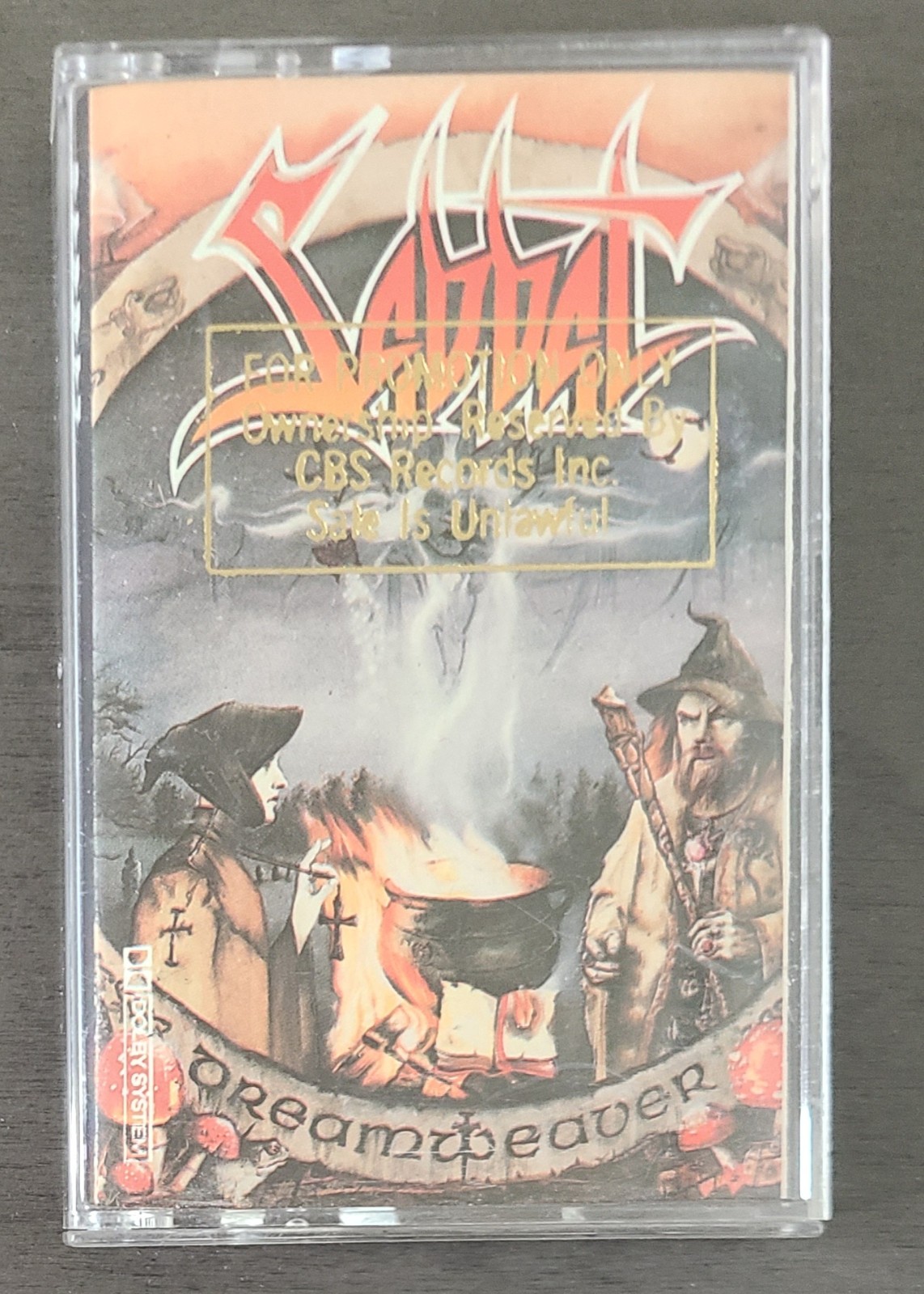 SABBAT Dreamweaver RARE PROMO Cassette Tape 1989 Noise Records Thrash Metal