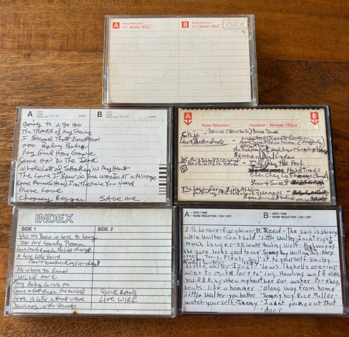 Lot (5) Studio Recorded SOUL BLUES ROCK Cassettes Smokey Reeves Guy Masters