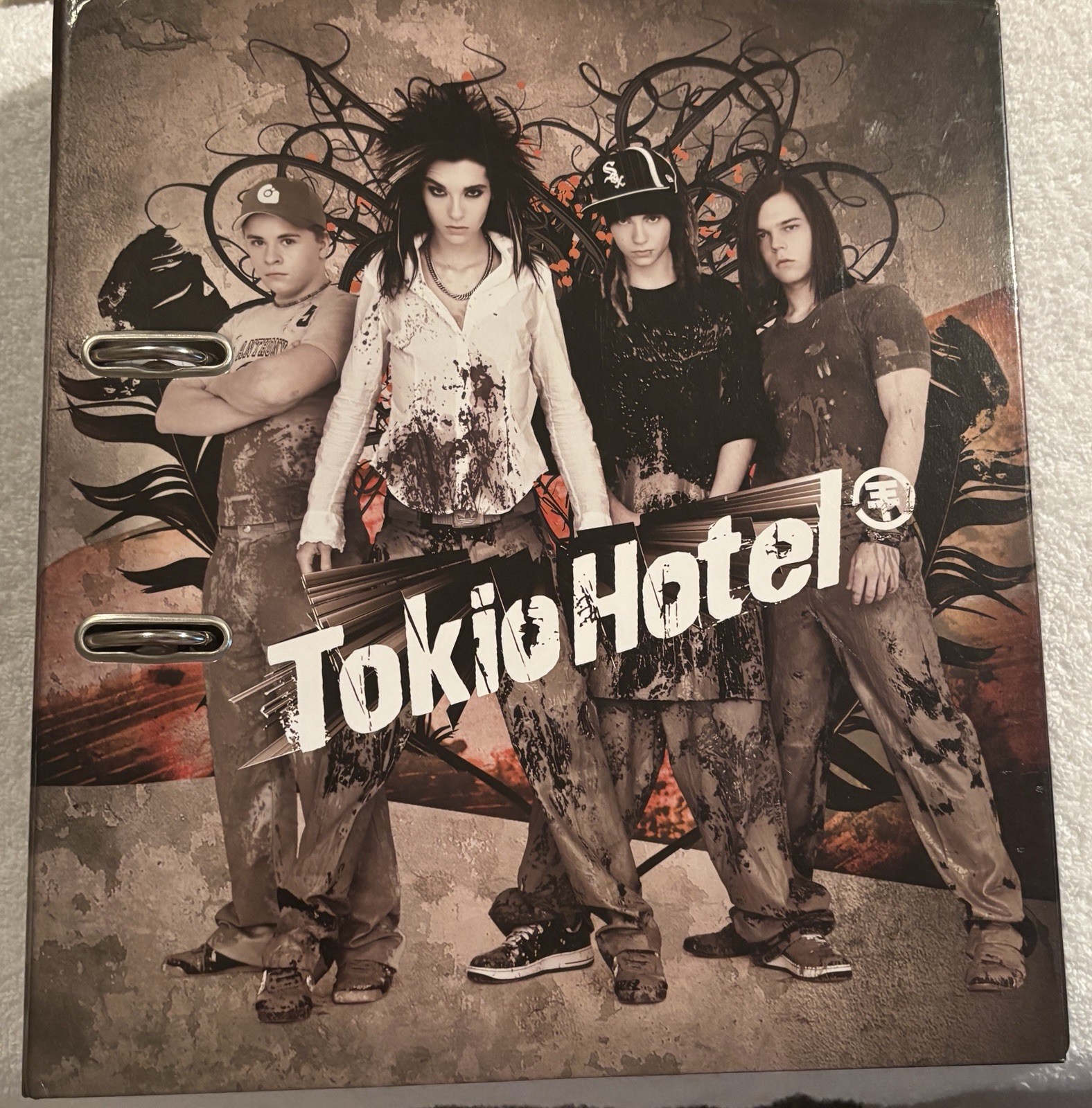 VG Rare 2007 Buro Tokio Hotel A4 Ring Binder School Supplies, Schrei/Scream era
