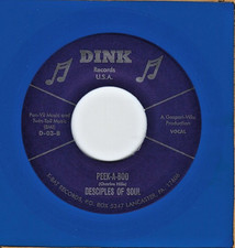 SWEET/FUNK  SOUL 45   The Desciples of Soul  Dink 03  *blue vinyl* picture