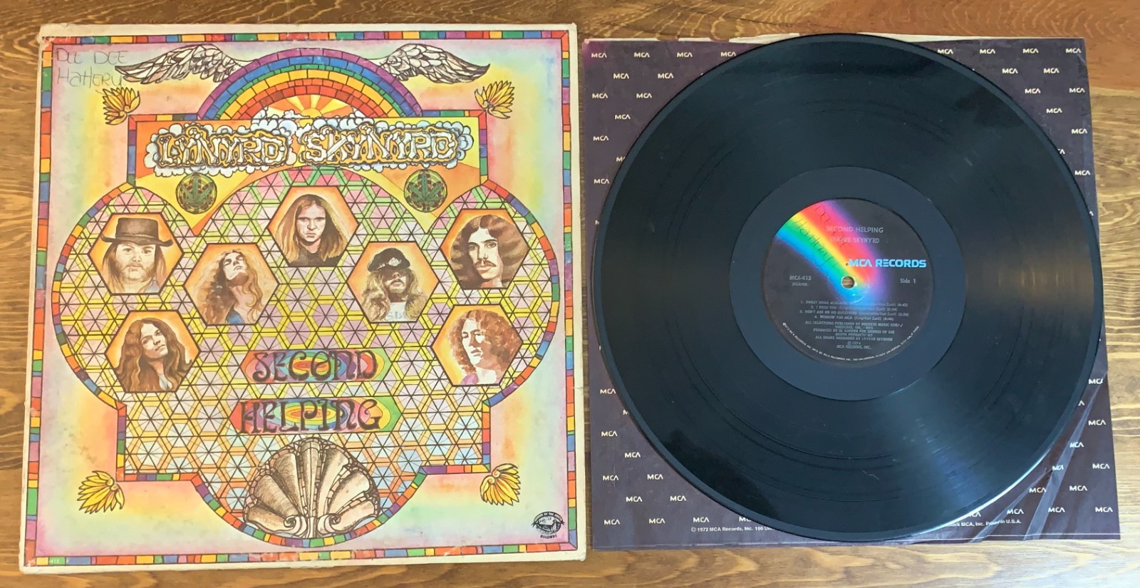 Lynyrd Skynyrd Second Helping Vinyl LP 1975 MCA-413