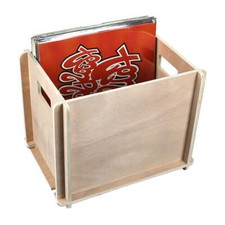 Wooden Vinyl Disc LP Record Storage Box picture