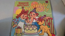 Raggedy Ann And Andy Birthday Party Vintage Vinyl (LP) 1980  picture