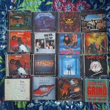 Heavy Metal Classic Rock CD Lot 17 Metallica Slayer AC/DC Pink Floyd Obituary picture