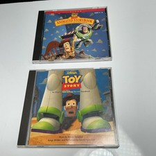 Vintage 90s Disney Toy Story CD Lot Original Soundtrack & Animated Storybook PC picture
