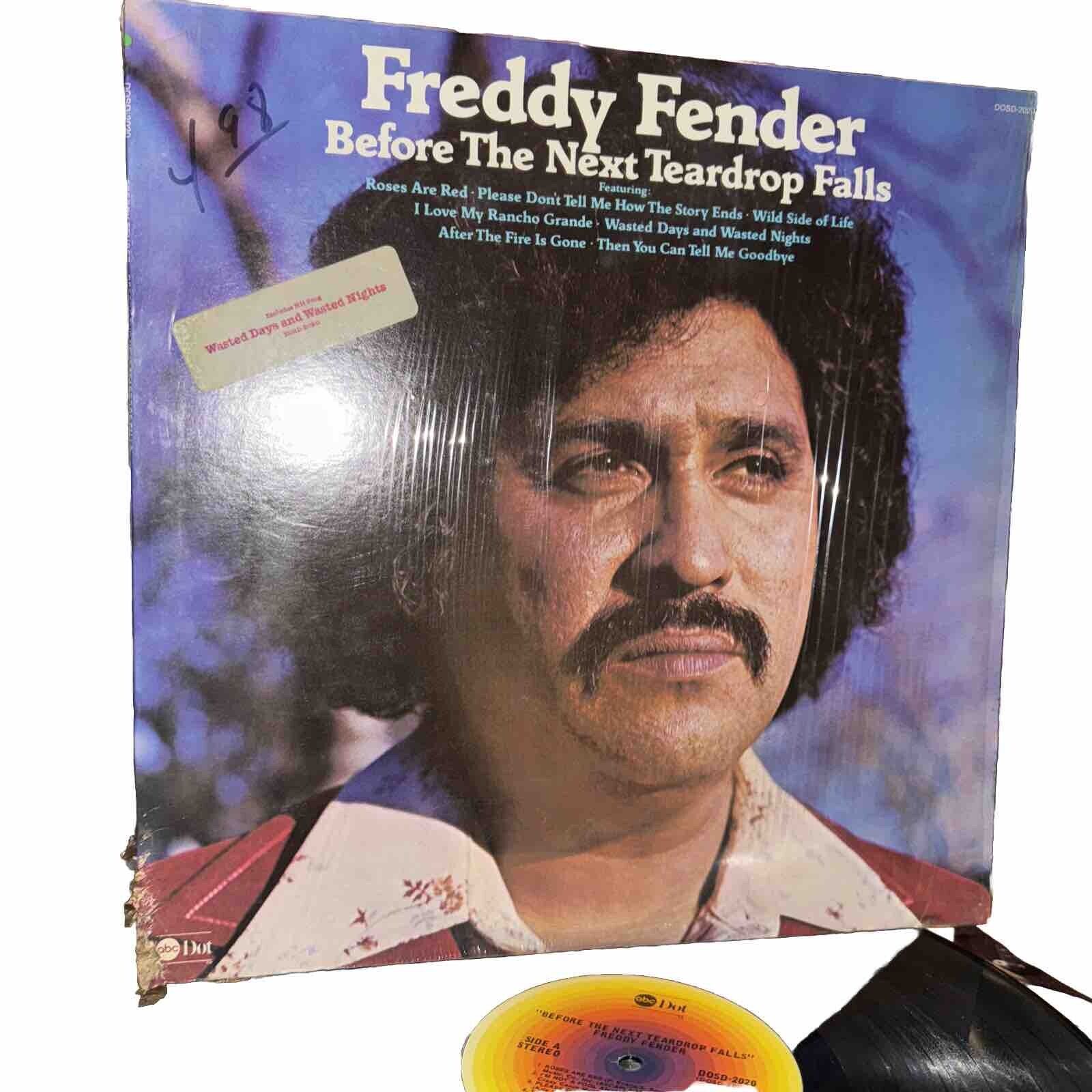FREDDY FENDER Before The Next Teardrop Falls VINTAGE 1975 Vinyl 33rpm Record