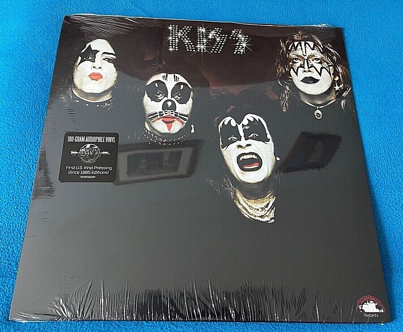KISS Debut LP 180G Audiophile Black Vinyl 2014 Sealed Aucoin Ace Gene Peter New 