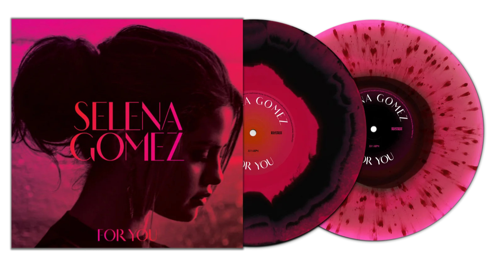 Selena Gomez For You 2LP Red Smash Splatter Vertigo Exclusive 4000 Vinyl Presale