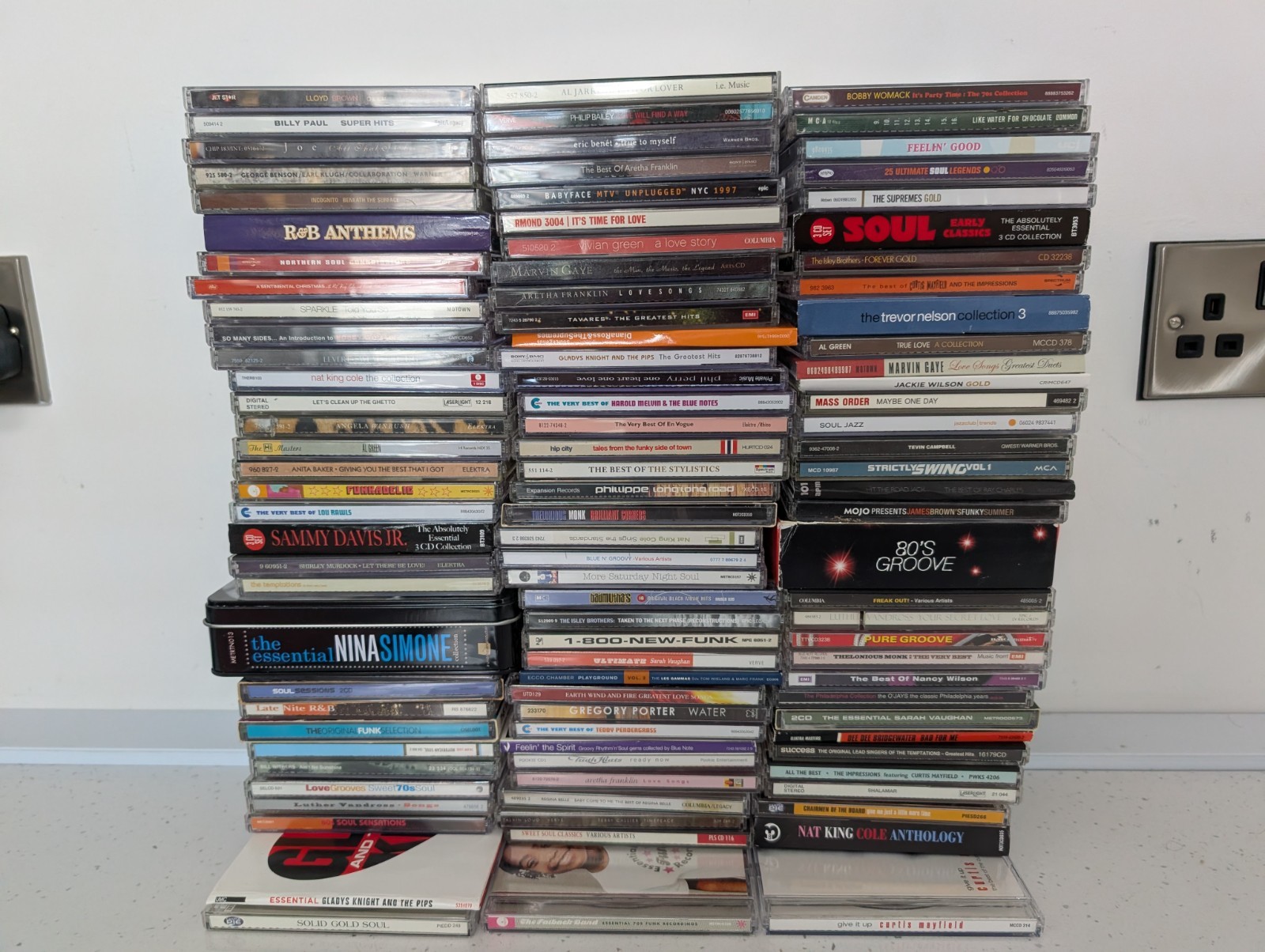 Huge Job Lot of 100 Soul, Funk, R&B & Jazz CDs - Box Sets, Compilations & Albums