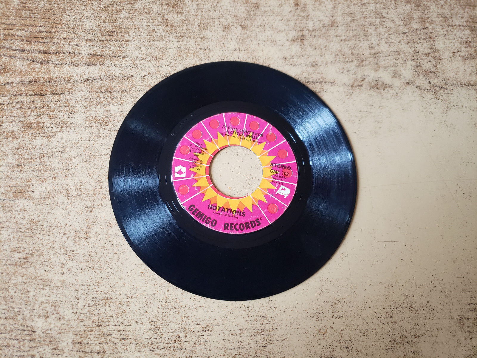 MEGARARE 1970s VG Notations It Only Hurts For A Little While /Superpeople 103 45