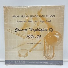 Sealed 1971-72 Grand Island Senior High Concert Highlights LP Rare Stereo picture