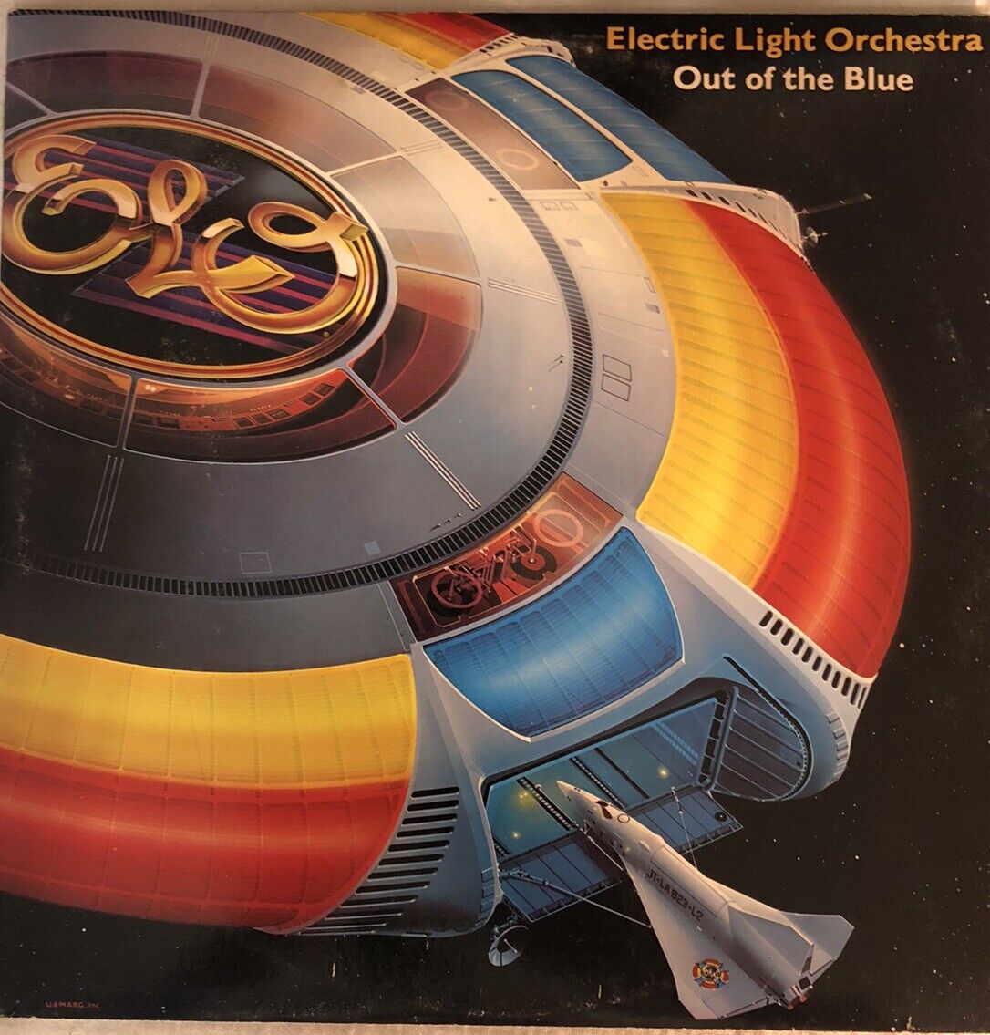 Vintage 1977 Electric Light Orchestra Out of the Blue LP UA JTLA-823-L2 1198