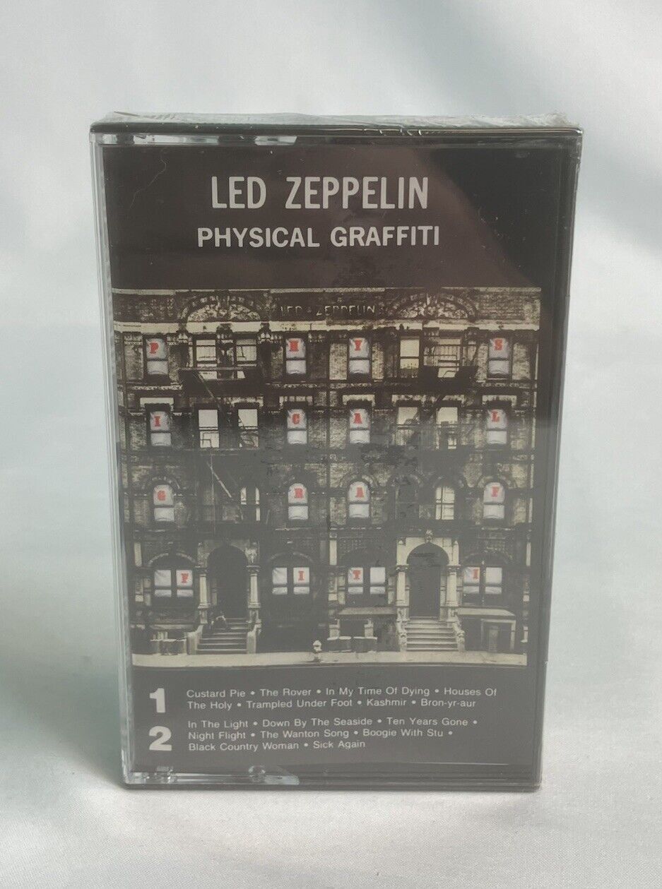 LED ZEPPELIN Cassette PHYSICAL GRAFFITI  (1975) Factory Sealed New Mint