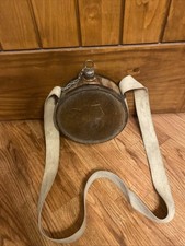 High Quality Civil War Reenactment Confederate Drum Canteen Wood  picture
