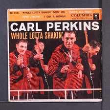 CARL PERKINS: whole lotta shakin' COLUMBIA 7